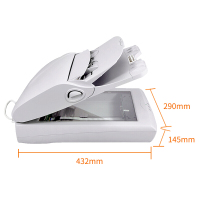 中晶Filescan2500A4自动储纸式+平板扫描仪文档式照片扫描仪双平台SK