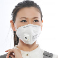 3M口罩9002V带阀口罩防PM2.5 防雾霾男女口罩