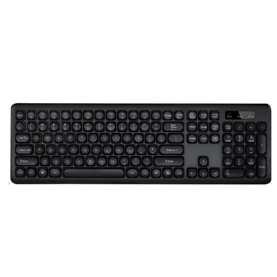 魔蝎手（mogegame) KB880有线键盘 办公键盘 创意键帽简约风格 轻薄低噪音 USB接口 黑色