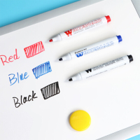 齐心(Comix)白板笔 易擦可擦办公会议白板笔 1盒10支