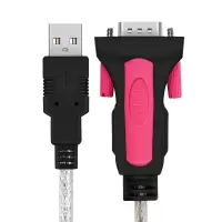 USB转串口线 工业级USB转RS232串口线 USB2.0 to DB9针公头,5米(一根装)