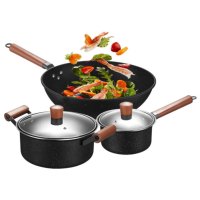 德铂 尼古拉斯 炒锅三件套18cm 24cm 32CM