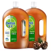 滴露(Dettol) 消毒液 1.8L*2 杀菌除螨 儿童宝宝内衣 家居室内 宠物猫狗环境消毒 非84消毒水 衣物除菌剂