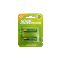 双鹿7号碱性电池绿能量2粒/卡 超强碱性电池环保遥控玩具电池无汞碱性7号2粒卡装 (CWHL)