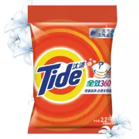 汰渍 全效360度洗衣粉 去污去渍 洁雅百合香型洗衣粉 2.2kg 单位:袋