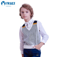 IKALI伊佳林童装20年新款男童针织马甲英伦风灰色短款小马甲