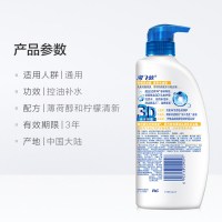 海飞丝(Head & Shoulders)洗发水清爽去油型500ml男女去屑去油止痒洗发露