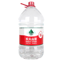 农夫山泉饮用水天然红盖瓶装5L一瓶