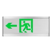 消防安全出口指示灯 应急疏散消防通道指示灯消防逃生照明指示灯 全铝款-单面向左
