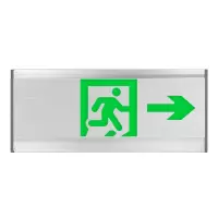 消防安全出口指示灯 应急疏散消防通道指示灯消防逃生照明指示灯 全铝款-单面向右