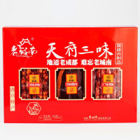 老城南(Lao Cheng Nan)800G天府三味腊肉礼包+420G自热火锅大礼包