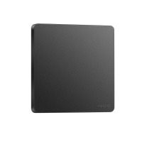 德力西 CD821系列 面盖挡板 空白填空面板 磨砂黑纯平大板 (单位:个)