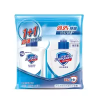 舒肤佳抑菌洗手液纯白清香型450ML+300ML补充装 抑菌99.9% 洗去99.9%细菌 勤洗手