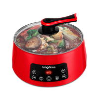 龙的（longde）LD-HG180S 电火锅 智能升降火锅家用大容量电热锅