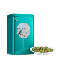 【2021新茶预售】八马茶叶 春茶 西湖龙井绿茶茶叶 核心原产罐装80g