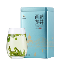 【2021新茶】八马茶叶 春茶 西湖龙井绿茶明前龙井茶叶自饮罐装125g