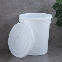 MIAOJIE 塑料桶加厚带盖 蓄水塑料桶