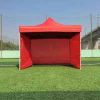 三面围布帐篷排档帐篷夜市挡风遮阳防水折叠篷加厚带窗开门自动架