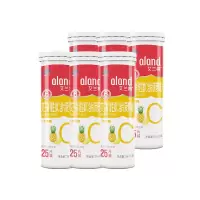 艾兰得维生素C含片25片*6瓶装蓝莓味水果味无糖VC家庭装