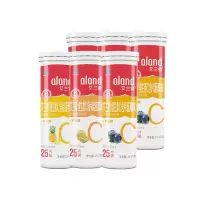 艾兰得维生素C含片蓝莓菠萝哈密瓜味组合25片*6瓶装不含糖VC家庭装