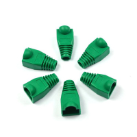 中云智创 水晶头护套 超五类六类网线保护套 绿色