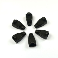 中云智创 水晶头护套 超五类六类网线保护套 黑色