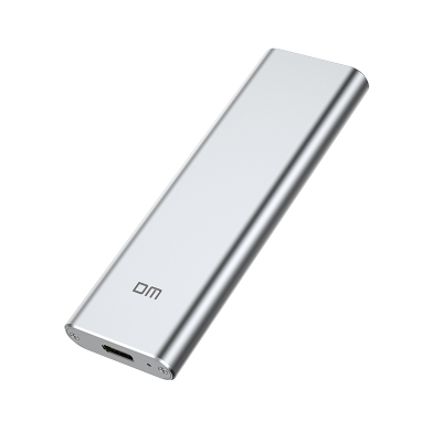 DM Type-C3.1接口 M.2 移动硬盘盒HD500 SSD铝合金硬盘盒 笔记本外置盒NGFF/SATA固态硬盘盒