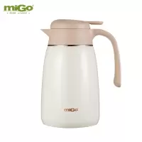 miGo304不锈钢保温壶 家用热水瓶保温瓶保温水壶暖壶大容量1500ml 馥芮白
