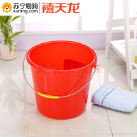 禧天龙 加厚塑料桶 单个装 红色