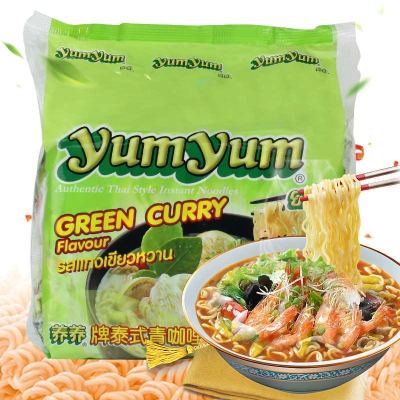 养养牌泰式青咖喱味汤面(方便面)5袋*70g