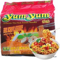 养养牌泰式香辣烤鸡味干拌面(方便面)5袋*70g