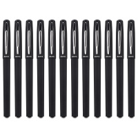 宝克(BAOKE)PC2208 中性笔签字笔水笔 磨砂笔杆 黑 0.5mm 12支/盒 单位:盒