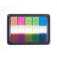 齐心透明彩色便签条 齐心D7011