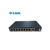 友讯(DLINK)DES-1009P+ 8口百兆 铁盒 POE交换机(计价单位:台)(BY)