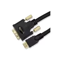 秋叶原(CHOSEAL) Q-542 5.0m DVI-HDMI线 高清转接线(计价单位：根)（BY）黑色