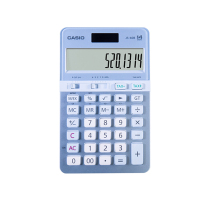 卡西欧(CASIO) JS-40B 14位 时尚办公商务计算器 (计价单位:台) 蓝(BY)