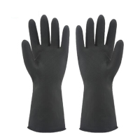 华特 黑色 双层胶手套 HT3502 10副/打( 单位 :打)