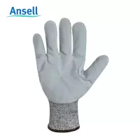 ANSELL/安思尔 防割掌部贴皮手套 48-703 9码 5级防割(副)