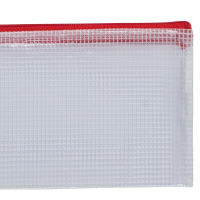 齐心网格拉链袋A1056 A5 10个装