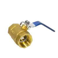 力高铜球阀 DN15 单个装--(个) 阀门水开关家用自来水阀 加厚球阀