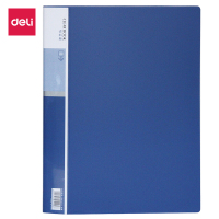得力 5005 A4/60页资料册 蓝色 单只装