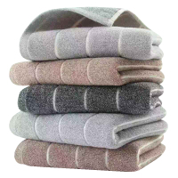 悠恋娜YOLO VLA毛巾纯棉成人柔软洗脸家用吸水不掉毛全棉男女加厚面巾方巾浴巾3条装