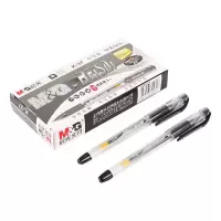 晨光 K-37 0.38mm 黑色 中性笔签字笔水笔 12支/盒（一盒装）