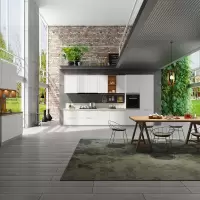 法迪欧整体橱柜现代简约Lucca/卢卡系列橱柜膜压门板吊柜+门板0.5m(不足0.5m按0.5算0.5-1按1算)