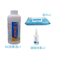 定制84消毒液/喷雾消毒液/消毒湿巾组合套装