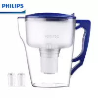 飞利浦(PHILIPS)家用滤水壶 WP2807 净水壶 便携式 净水器 一壶含2芯