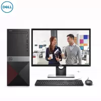 戴尔（DELL）成就3000系列 全新九代酷睿 商用家用台式机电脑 19.5英寸屏定制（Intel i3-9100 16GB 1TB+256GB固态 集显 Win10 无光驱）