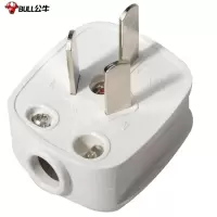 公牛(BULL)GNT-16单相三极3脚电线电源插头插座16A