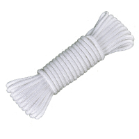 工霸(GONGBA)耐磨尼龙绳安全绳尼龙编织绳帐蓬绳捆绑绳子 6mm 100米/捆 1捆