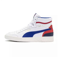 PUMA彪马男鞋女鞋2020新款运动鞋休闲鞋高帮板鞋370847 37084702彪马白+蓝色+红色